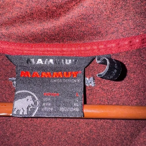 Mammut brick red baselayer - Picture 5 of 7
